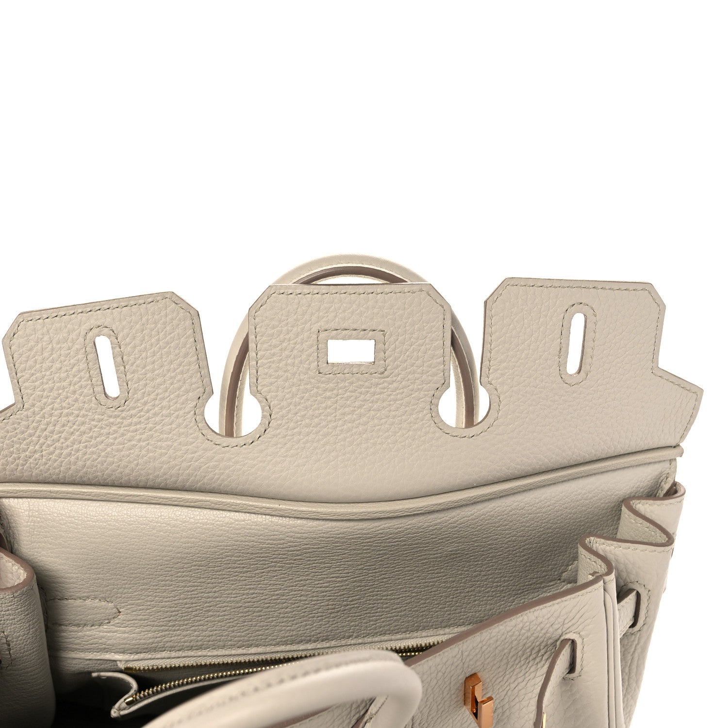 Hermes Togo Birkin 25 Craie 15 of 35