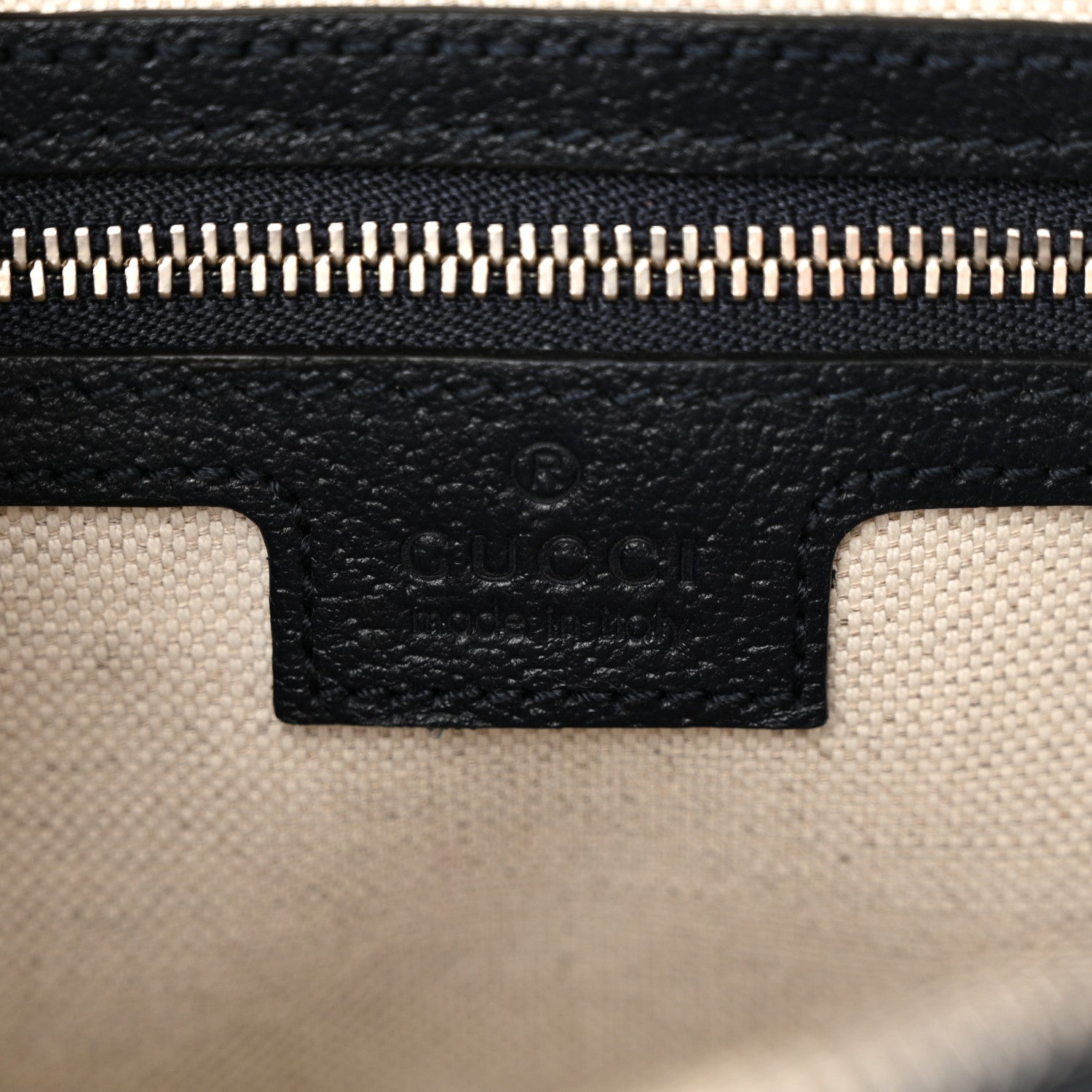 Gucci GG Supreme Monogram Textured Dollar Calfskin Web Studded Mini Ophidia Flap Shoulder Bag Beige Blue 7 of 10