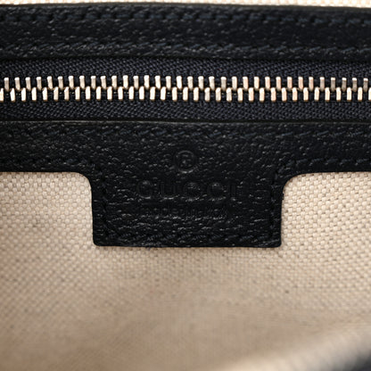 Gucci GG Supreme Monogram Textured Dollar Calfskin Web Studded Mini Ophidia Flap Shoulder Bag Beige Blue 7 of 10