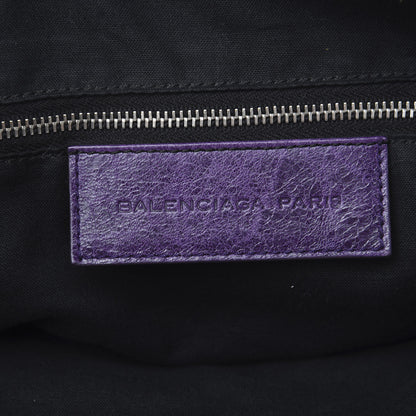 Balenciaga Agneau Giant 21 Silver Hardware Work Raisin 5 of 14