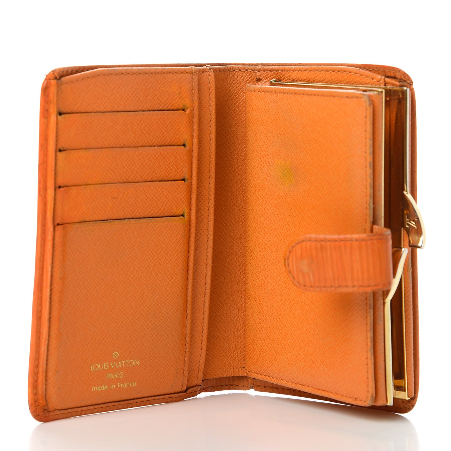 Epi French Purse Wallet Mandarin