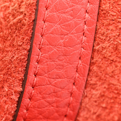 Hermes Taurillon Clemence Picotin Lock 18 PM Rouge Tomate 7 of 10