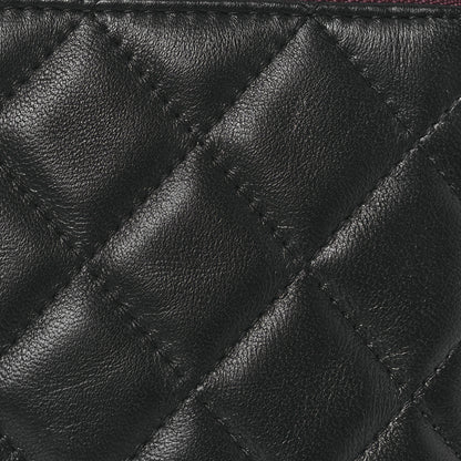 Chanel Lambskin Quilted Medium Cosmetic Case Black 8 of 9