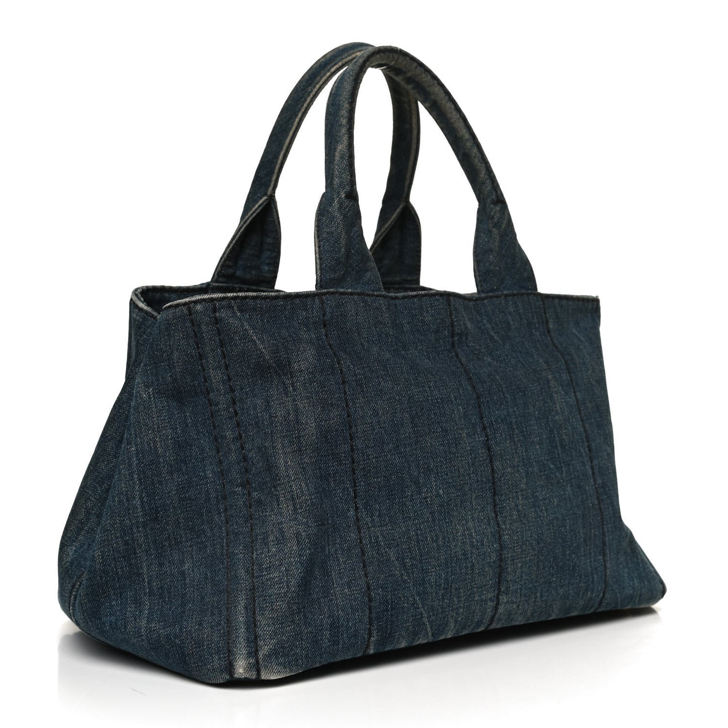 Denim Logo Tote Avio