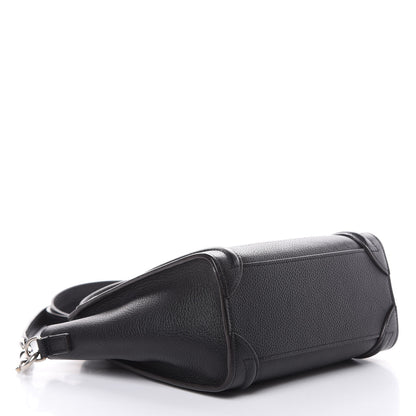 Celine Drummed Calfskin Nano Luggage Black 4 of 13