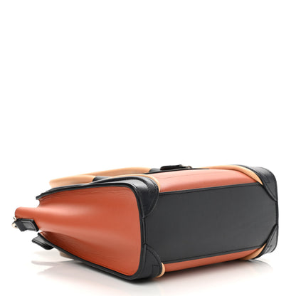 Celine Smooth Calfskin Nano Tri-Color Luggage Brick 3 of 10