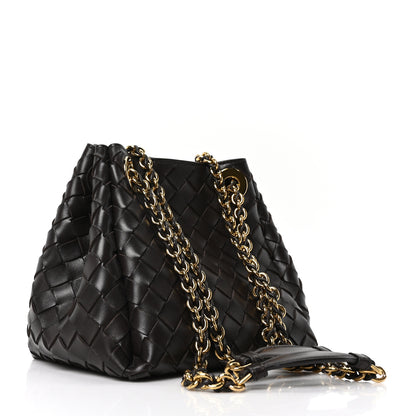 Bottega Veneta Nappa Intrecciato Small Parachute Chain Shoulder Bag Fondant 3 of 9