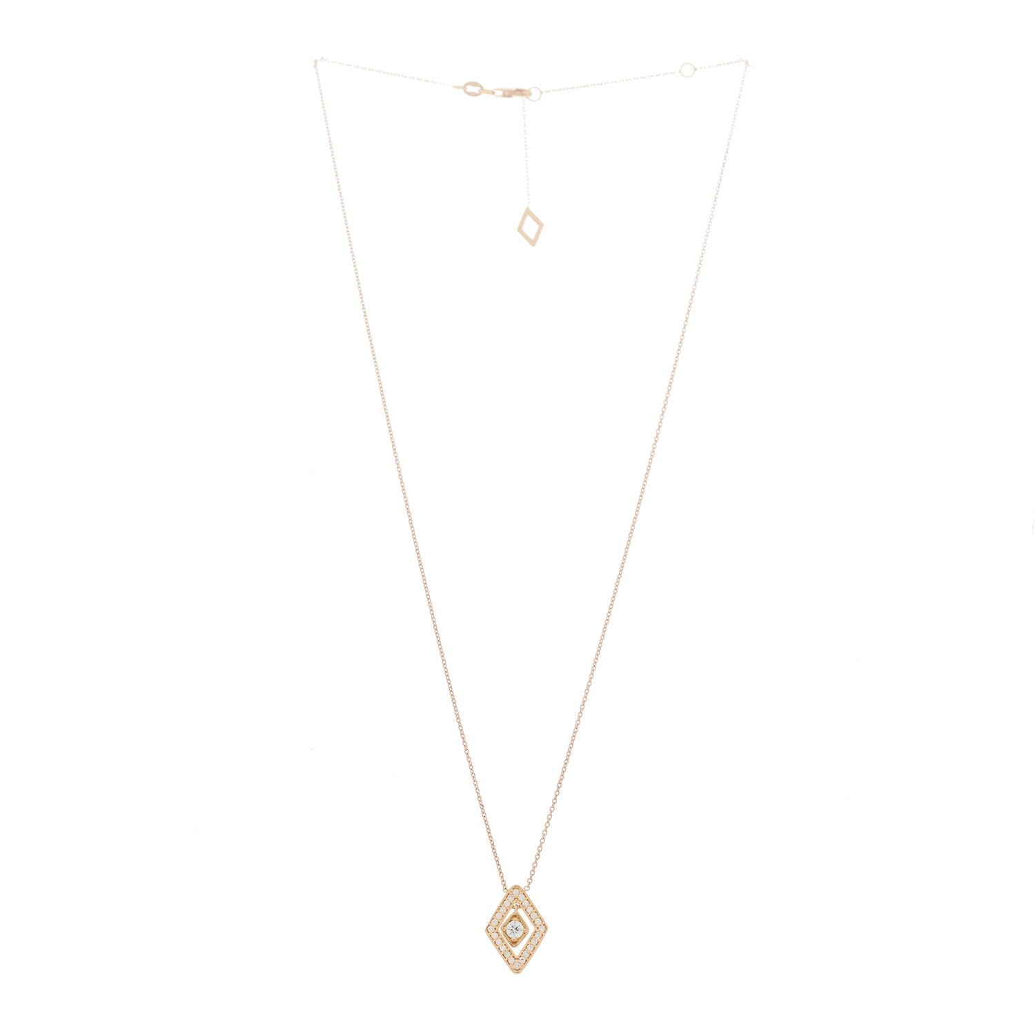 Roberto Coin 18K Yellow Gold Diamond Diamonte Necklace 3 of 7