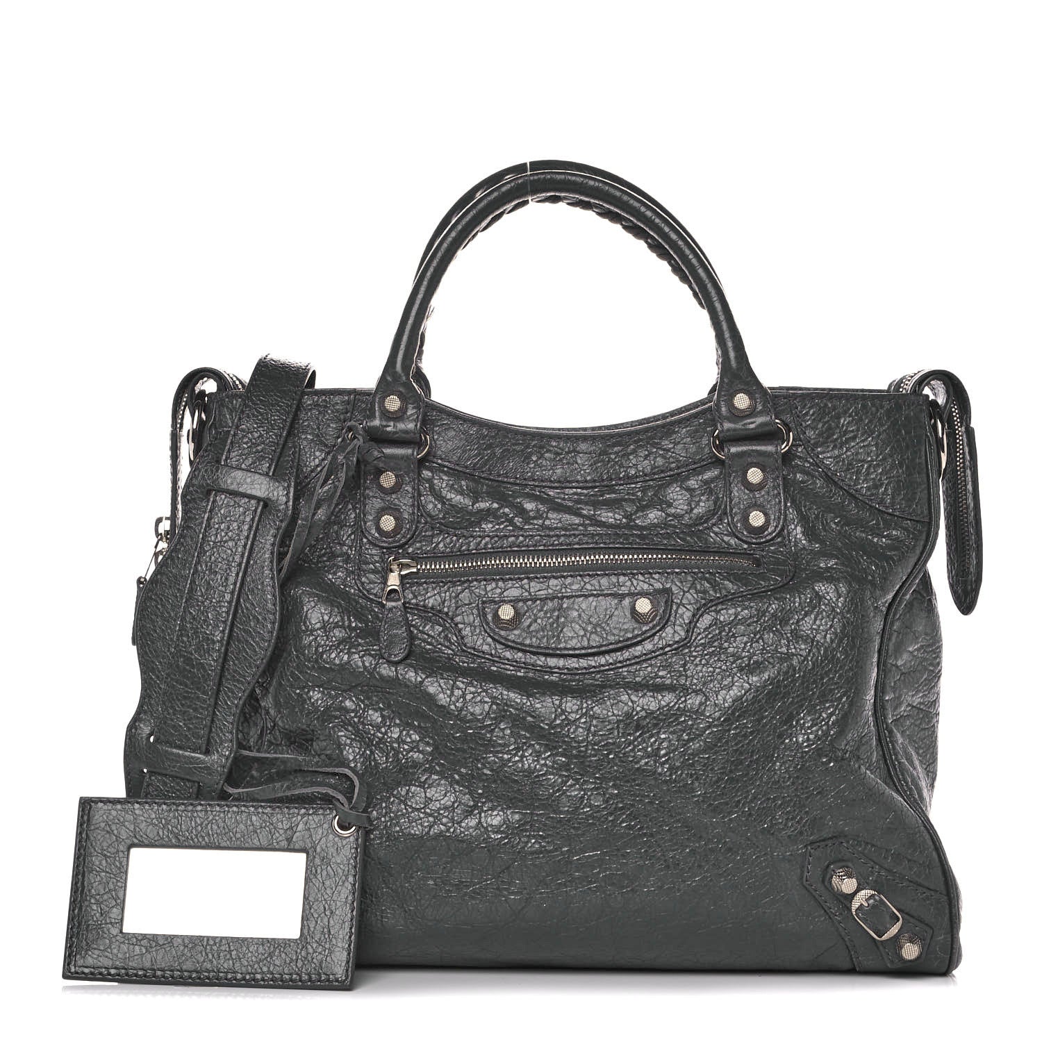 Balenciaga Agneau Giant 12 Silver Hardware Velo Gris Fossile Anthracite 1 of 15
