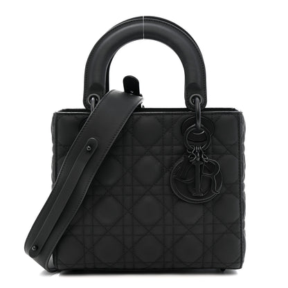 Christian Dior Ultra Matte Calfskin Cannage Small My ABCDior Lady Dior Black 1 of 11