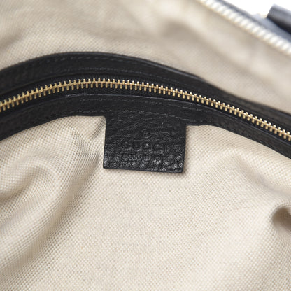 Gucci Calfskin Vintage Web Medium Boston Black 6 of 15