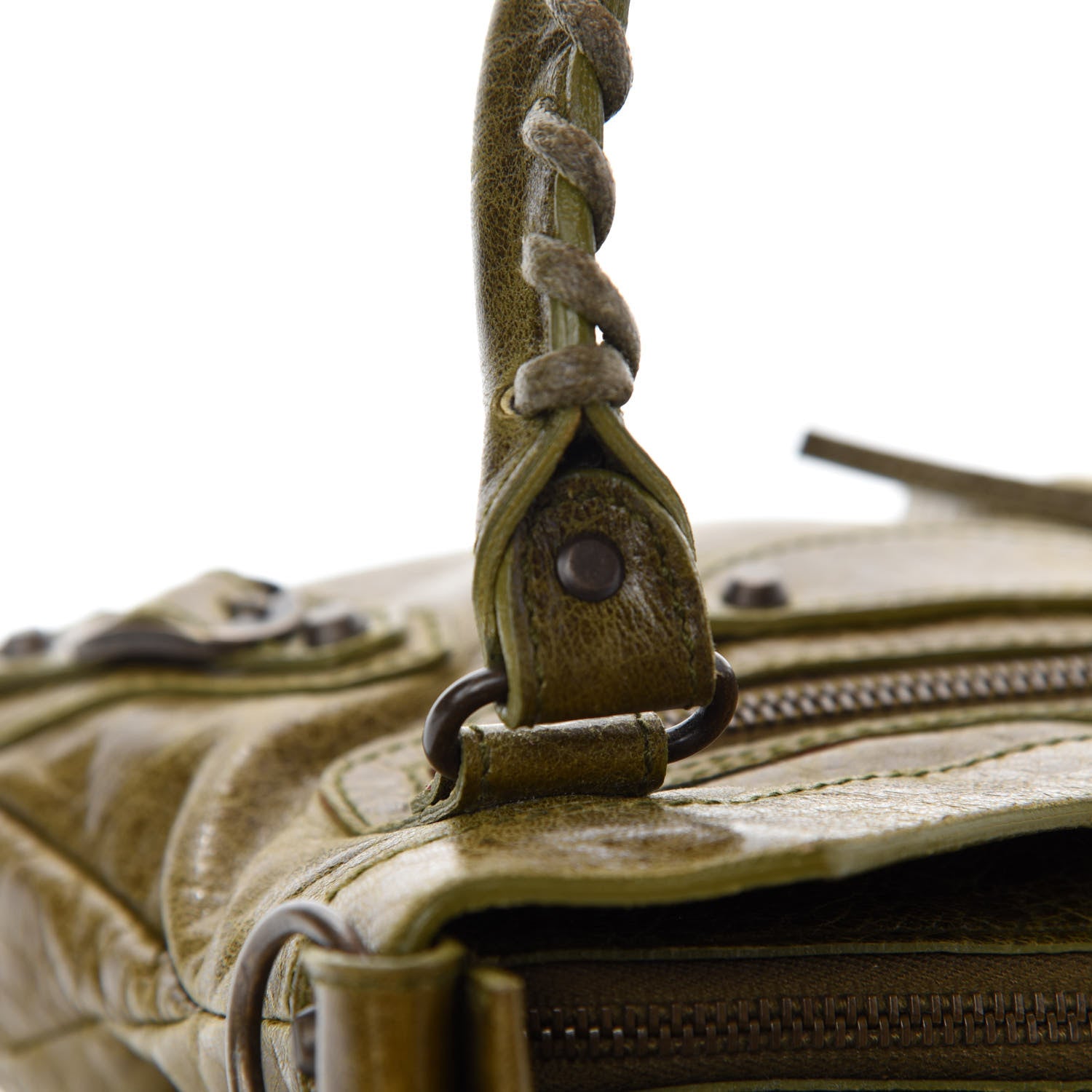 Balenciaga Chevre Classic Hardware Mini Classique Olive 12 of 15