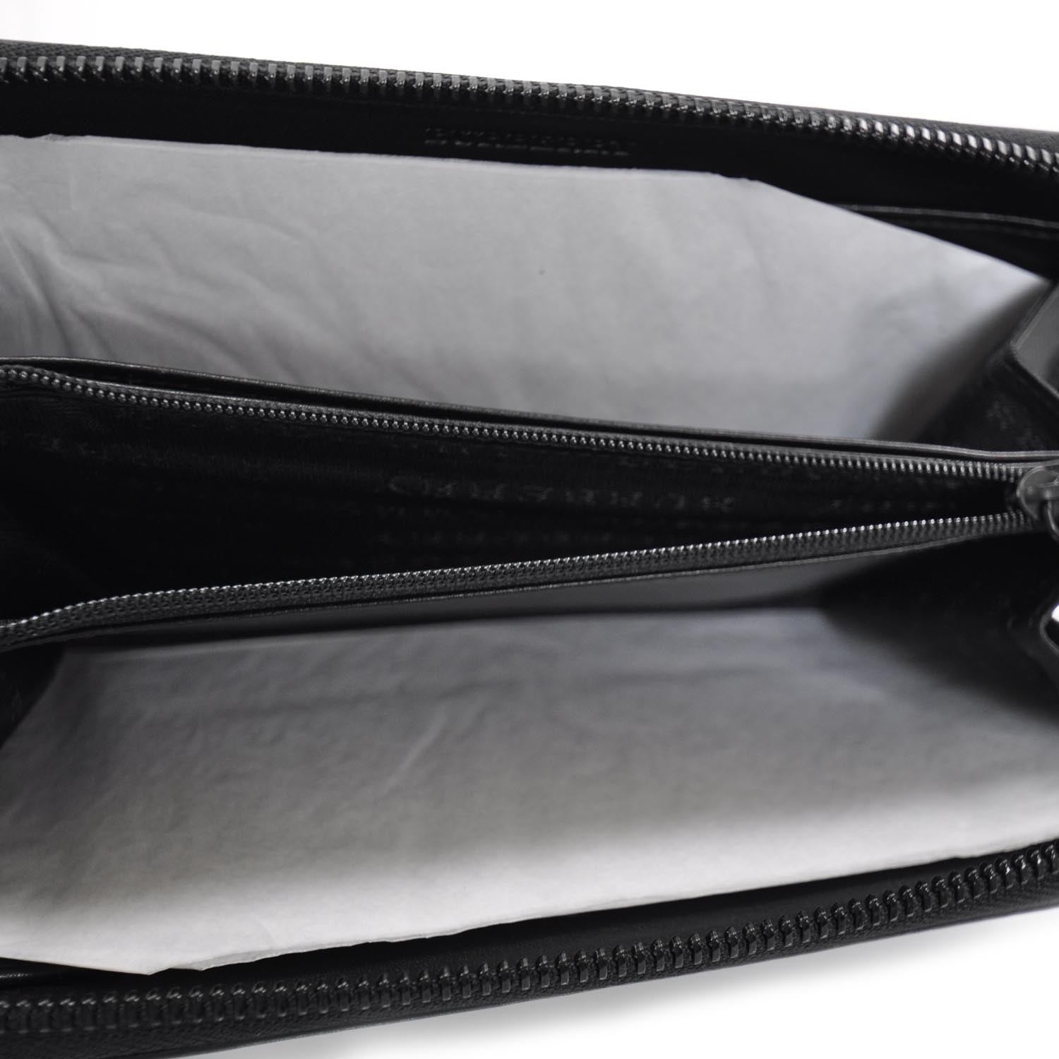 Burberry Smoked Check Zip Around Wallet 4 of 8