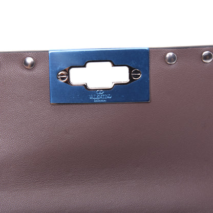 Valentino Garavani Metallic Nappa Micro Rockstud Spike Shoulder Bag Cerulean 10 of 14