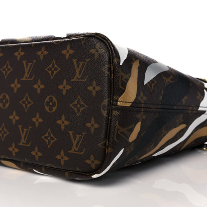 Louis Vuitton X LOL Monogram Neverfull MM Gold Silver 9 of 12