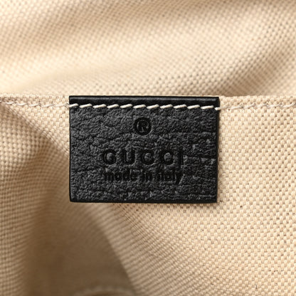 Gucci Velvet GG Monogram Textured Calfskin Web Small Double Buckle Backpack Red Cipria Black 6 of 10