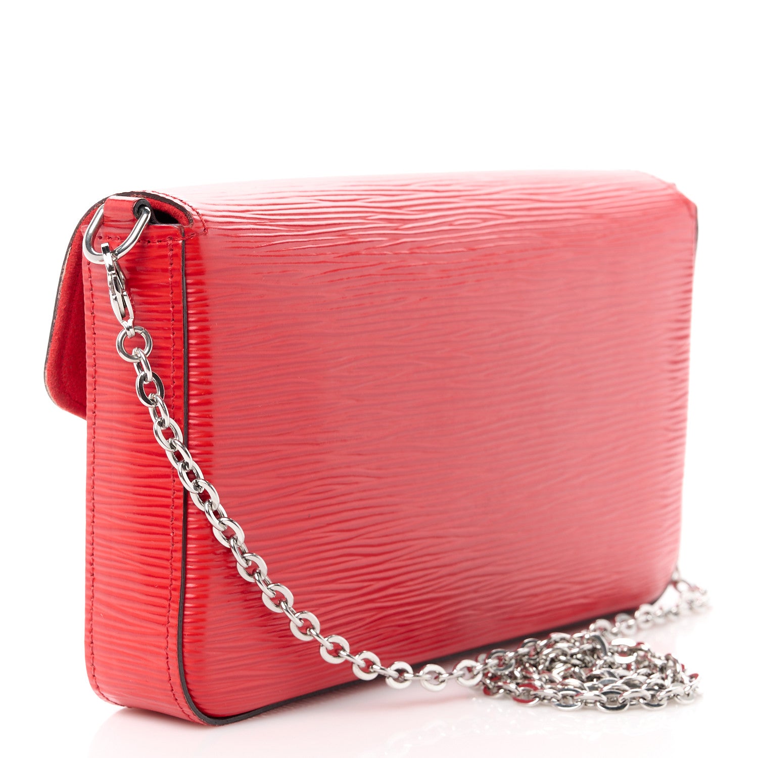 Louis Vuitton Epi Pochette Felicie Coquelicot 4 of 16