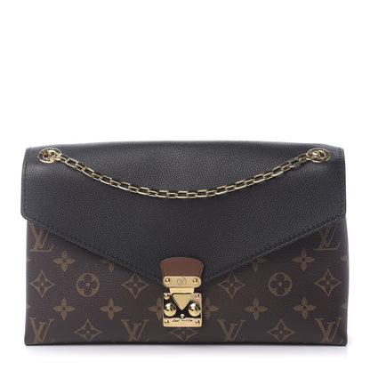 Louis Vuitton Monogram Pallas Chain Black 1 of 8