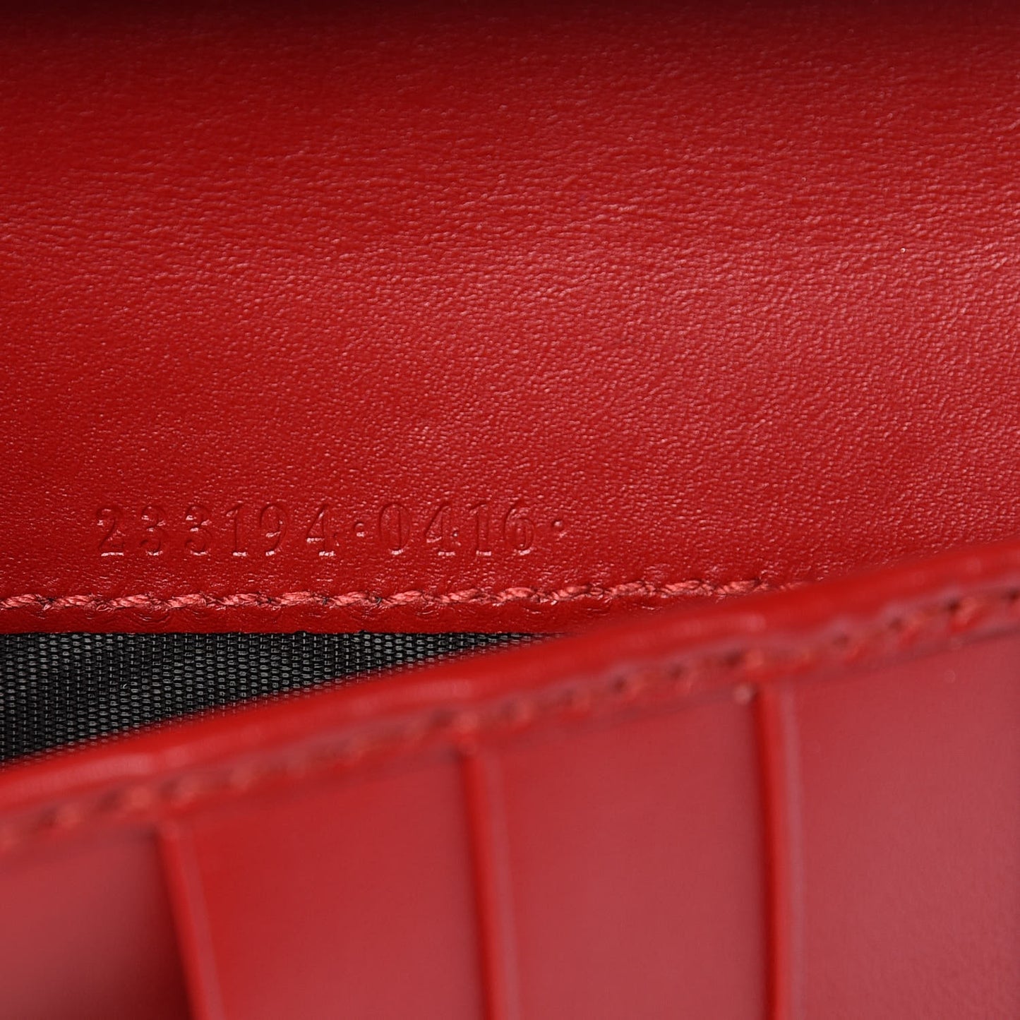 Guccissima Signature Zip Around Organizer Wallet Hibiscus Red