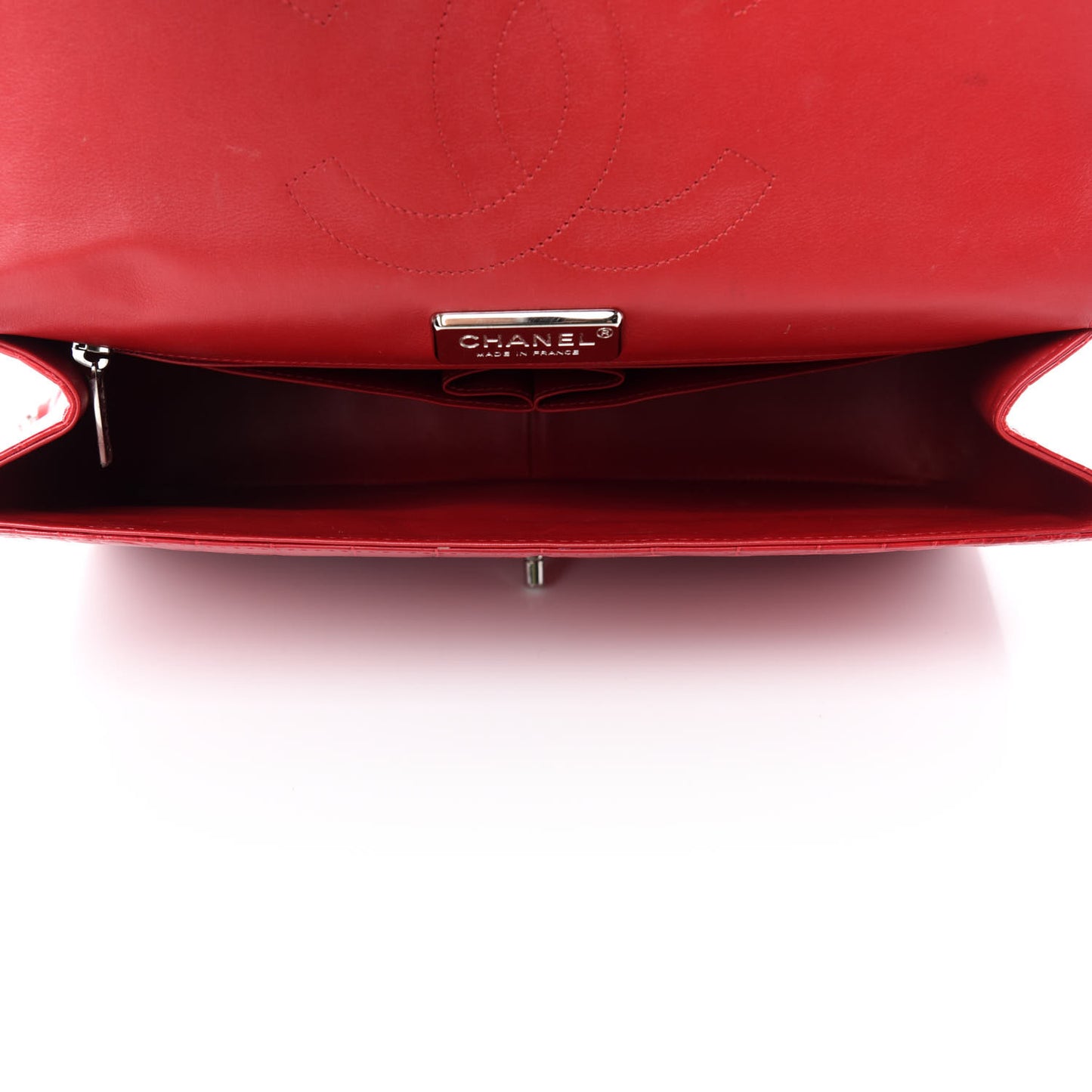 Alligator Jumbo Double Flap Red
