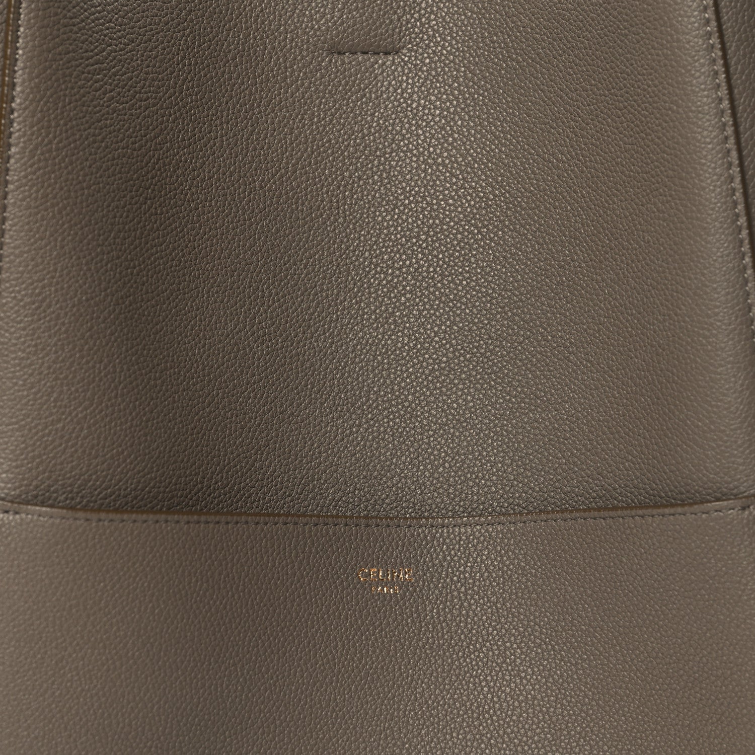 Celine Soft Grained Calfskin Sangle Bucket Bag Taupe 8 of 10