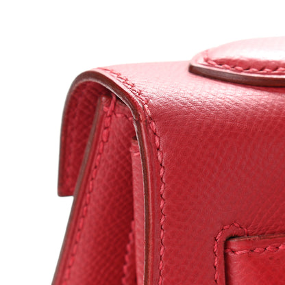 Hermes Epsom Kelly Sellier 32 Rouge Casaque 23 of 23
