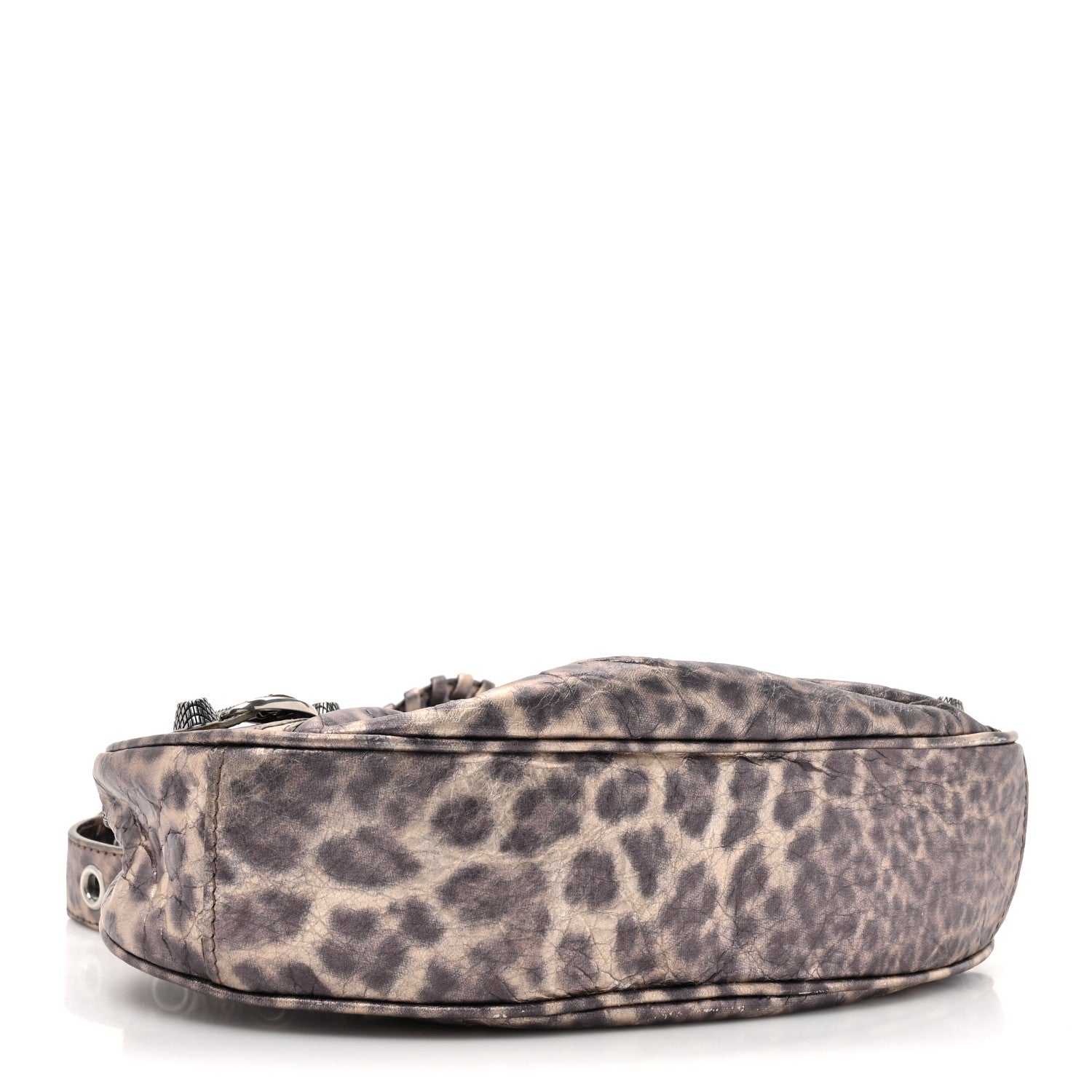 Balenciaga Metallic Agneau Arena Leopard Le Cagole Shoulder Bag XS Brown 4 of 10