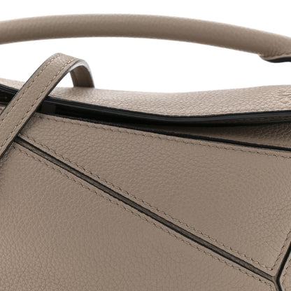 Loewe Grained Calfskin Mini Puzzle Bag Sand 8 of 11