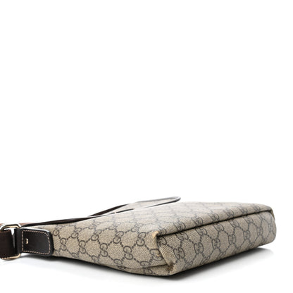 Gucci GG Plus Monogram Small Flap Messenger Bag Beige Dark Brown 3 of 7