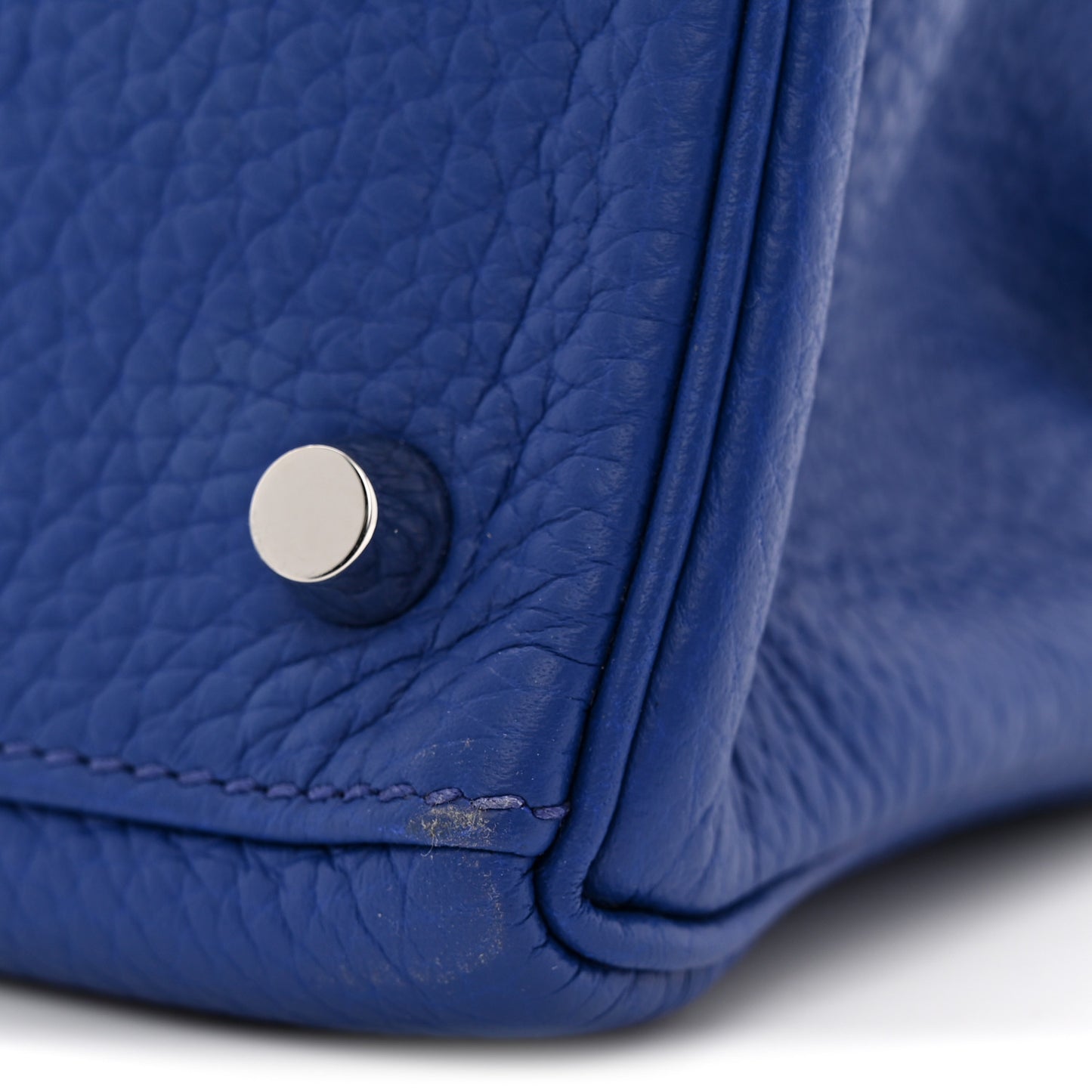 Taurillon Clemence Kelly Retourne 32 Bleu Electrique