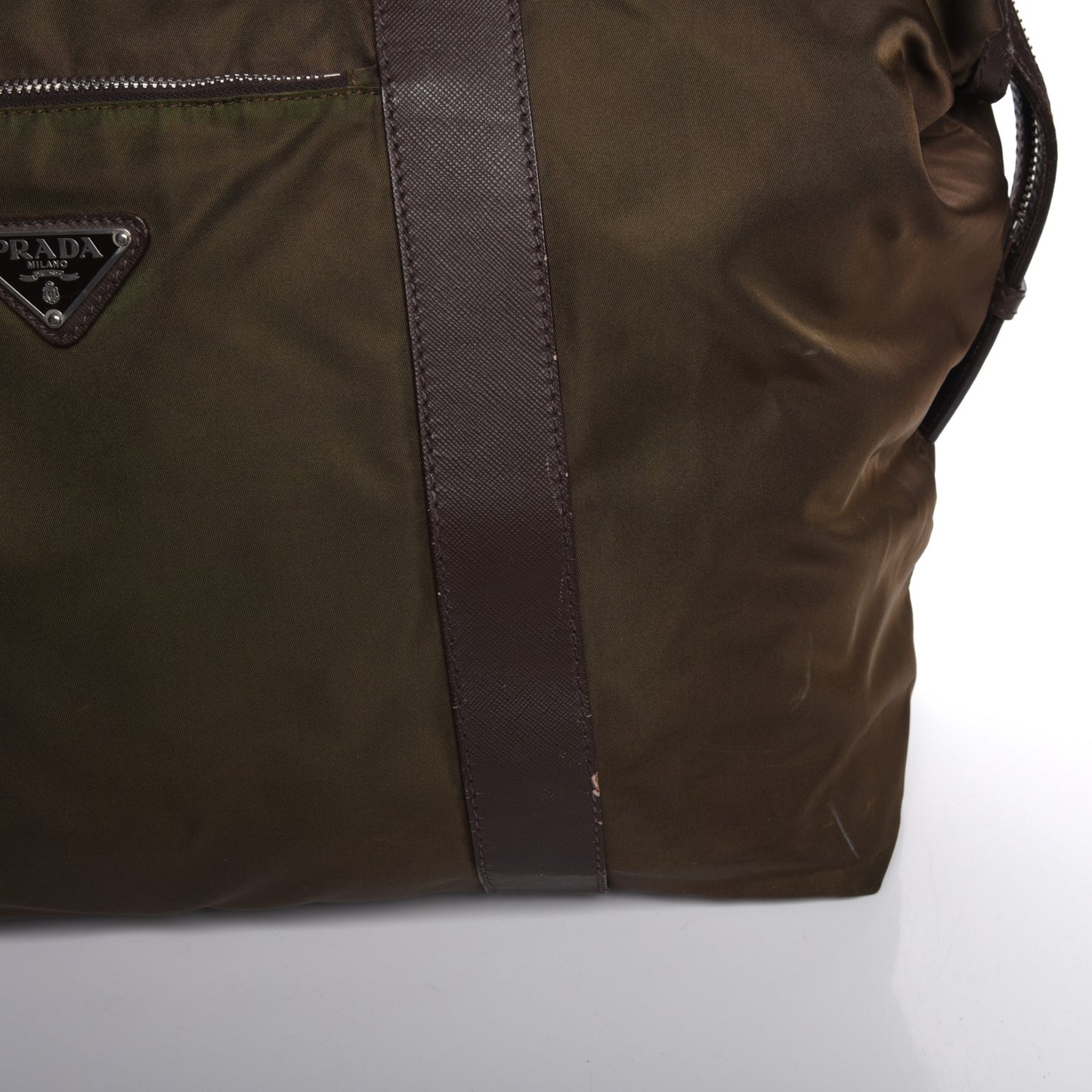 Nylon Vela Large Tote Moro