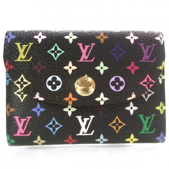 Louis Vuitton Monogram Multicolor Business Card Holder Black 1 of 8