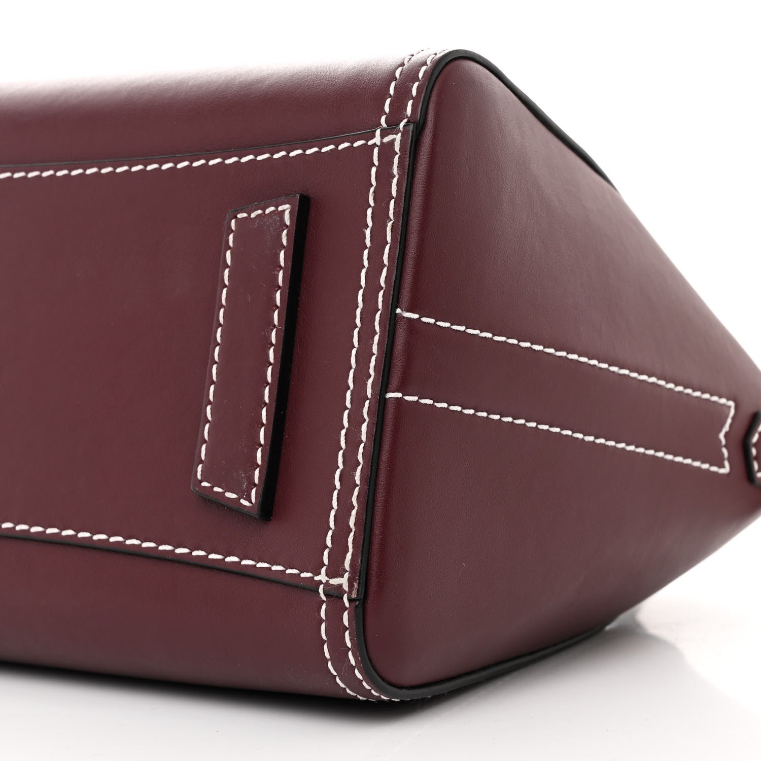Givenchy Calfskin Small Bi-Color Topstitch Antigona Oxblood Black 10 of 13