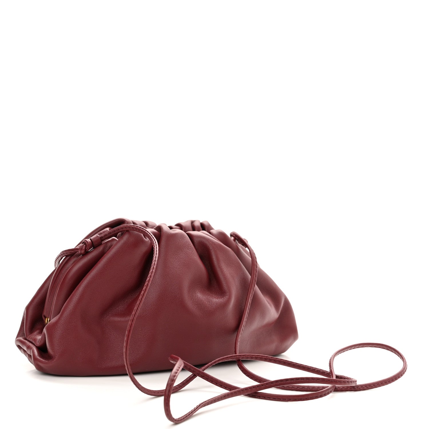 Bottega Veneta Butter Calfskin The Mini Pouch Bordeaux 3 of 11