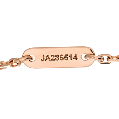 Van Cleef & Arpels 18K Rose Gold Carnelian Sweet Alhambra Bracelet 4 of 5