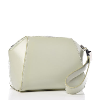 Givenchy Shiny Lord Calfskin Antigona Wristlet Aqua Green 4 of 21