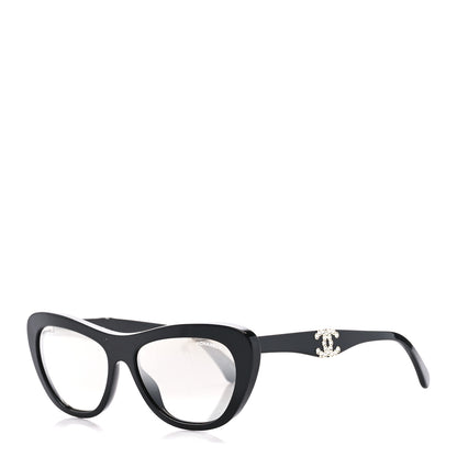 Chanel Acetate Crystal CC Butterfly Sunglasses 71417 Black 1 of 8