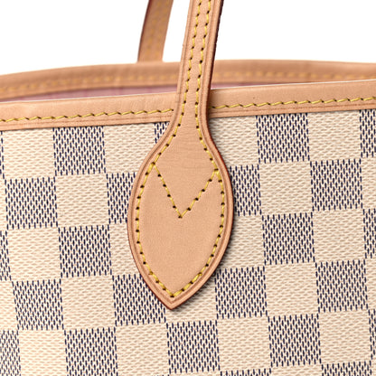 Louis Vuitton Damier Azur Neo Neverfull MM Rose Ballerine 9 of 9