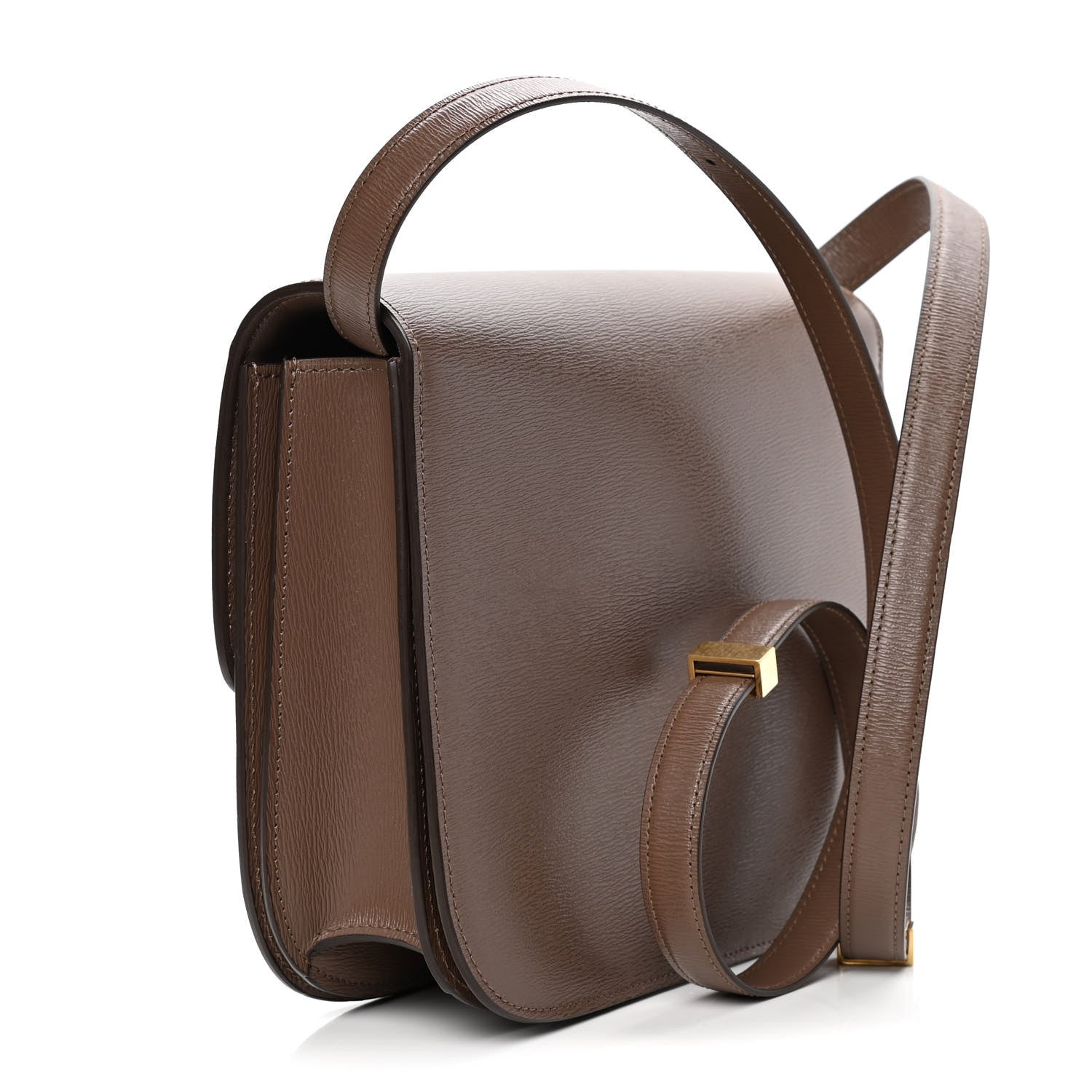 Celine Liege Calfskin Medium Classic Box Flap Bag Glazed Nut 2 of 5
