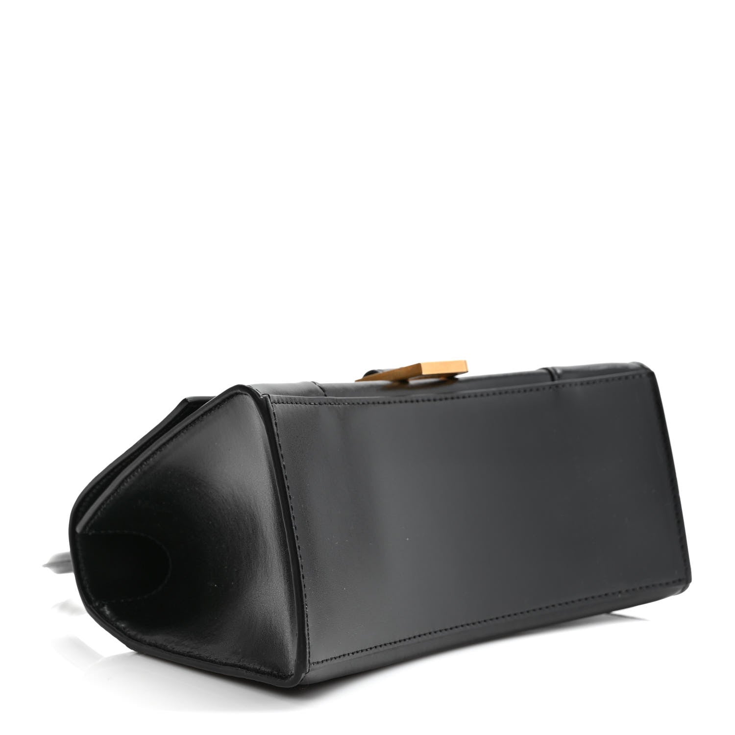 Balenciaga Shiny Box Calfskin Small Hourglass Top Handle Bag Black 4 of 8