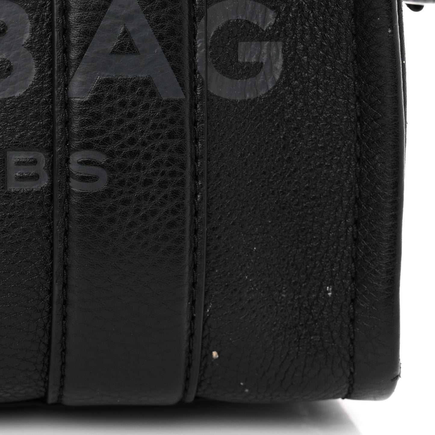 Grained Calfskin Small The Tote Bag Black