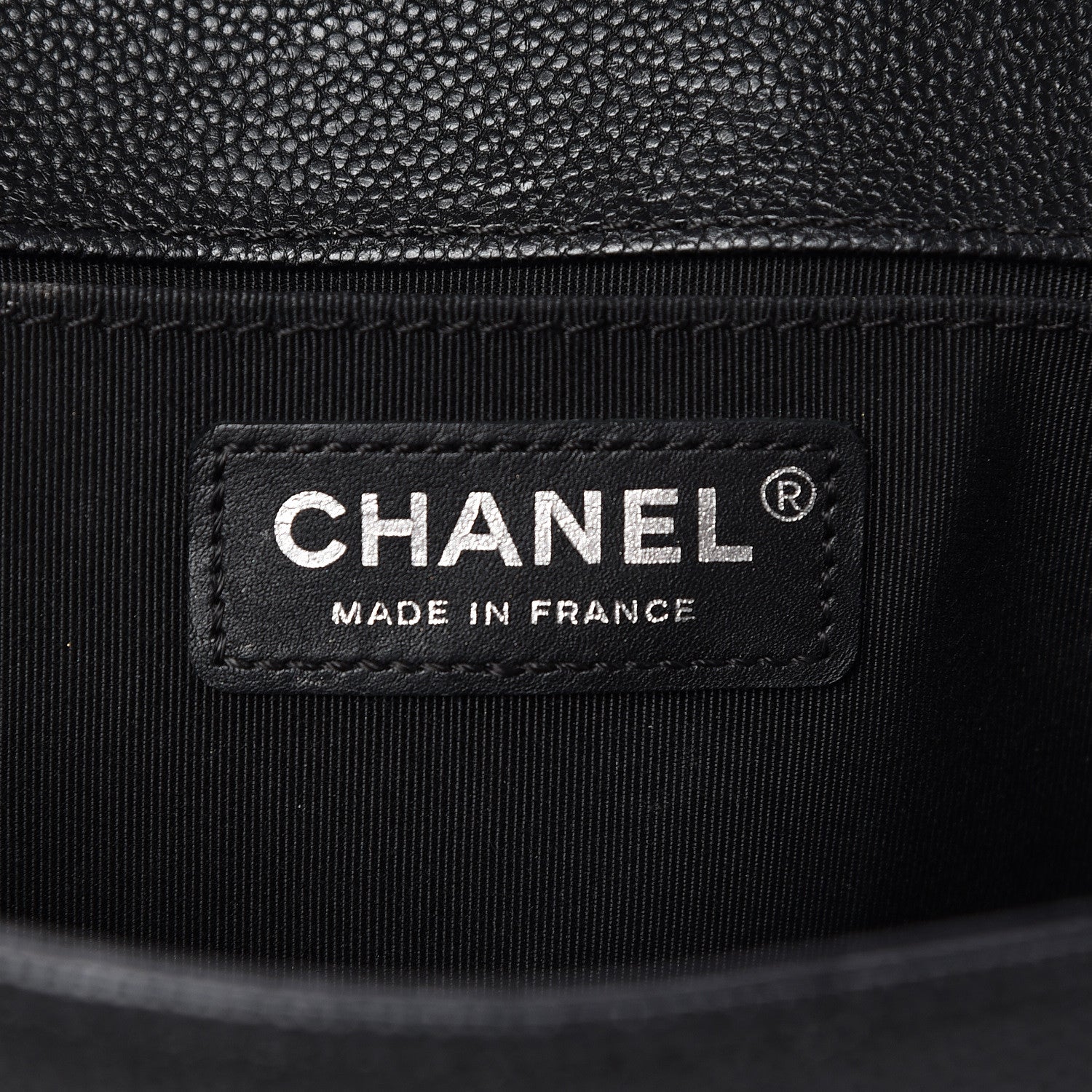 Chanel Caviar Quilted Medium Boy Flap Black 6 of 10