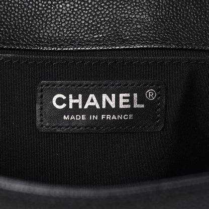 Chanel Caviar Quilted Medium Boy Flap Black 6 of 10