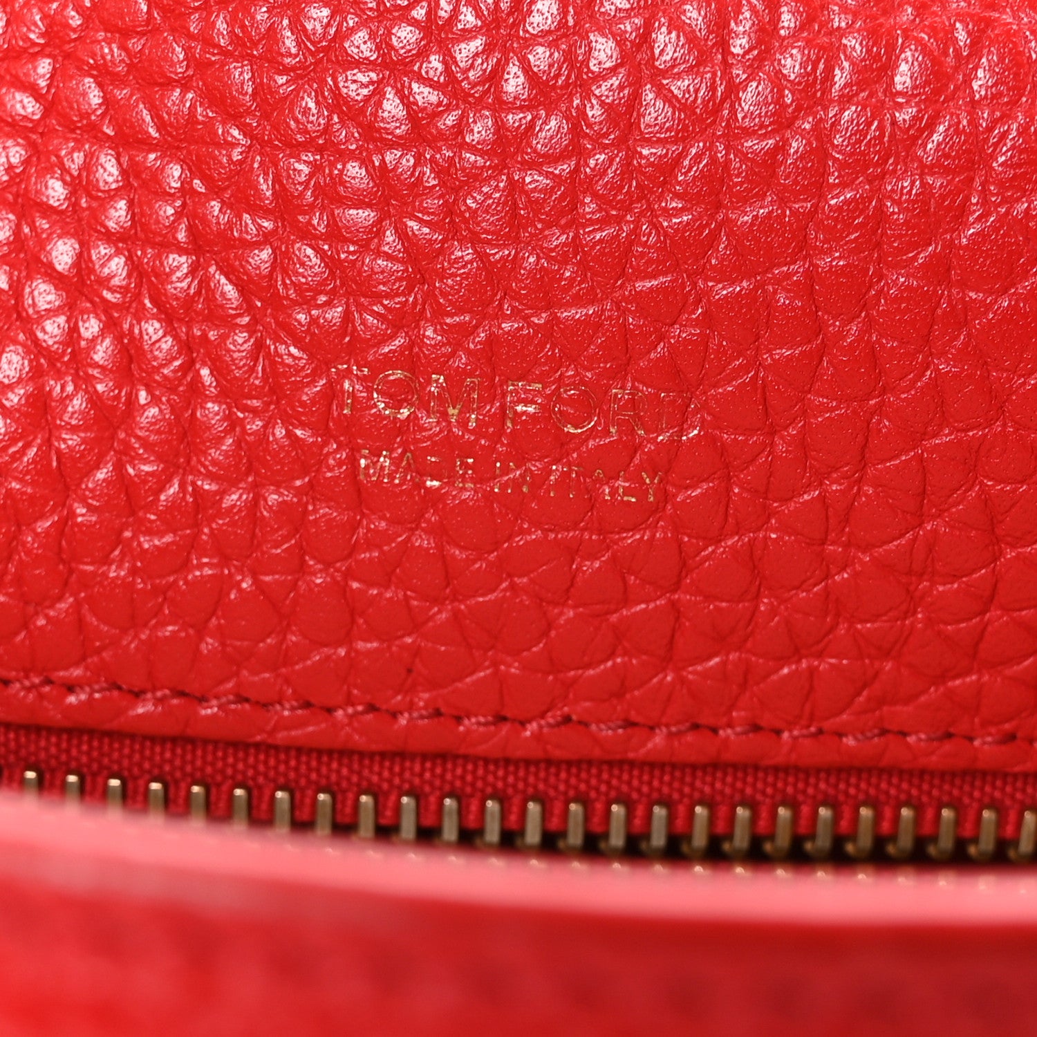 Tom Ford Calfskin Mini T Clasp Tara Crossbody Bag Ruby Red 6 of 9