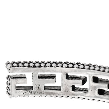 Gucci Sterling Silver Narrow Square G Motif Cuff Bracelet 4 of 5