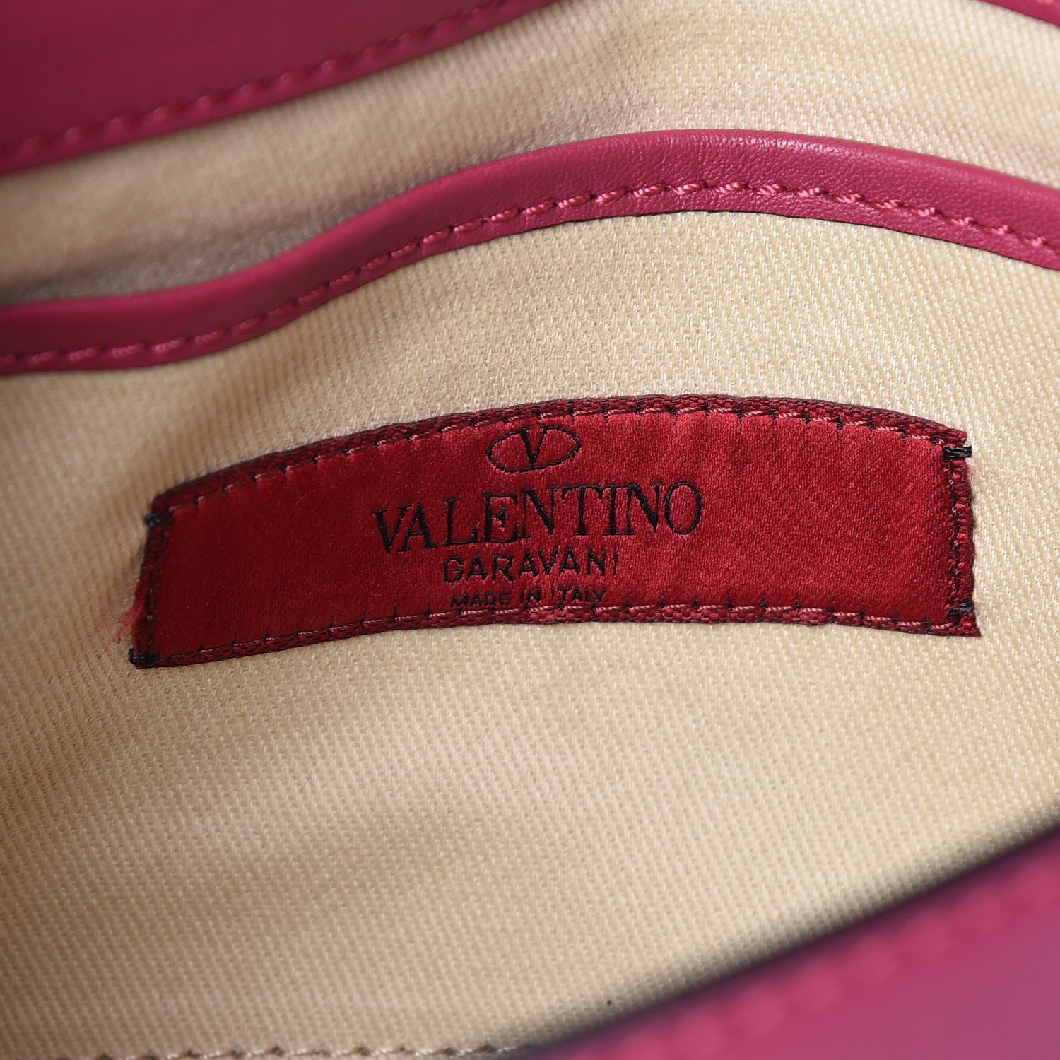 Valentino Garavani Vitello Medium Rockstud Flip Lock Crossbody Bag Fuchsia 6 of 10