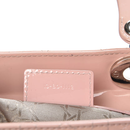 Christian Dior Patent Cannage Large Lady Dior Light Pink 8 of 11