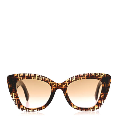 Fendi Acetate F is Fendi FF 51mm Cat Eye Sunglasses 0327/S Tortoise Camouflage 2 of 7