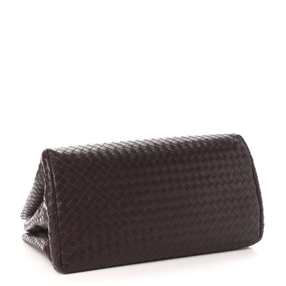 Bottega Veneta Nappa Intrecciato Medium Roma Tote Mahogany Brown 4 of 10