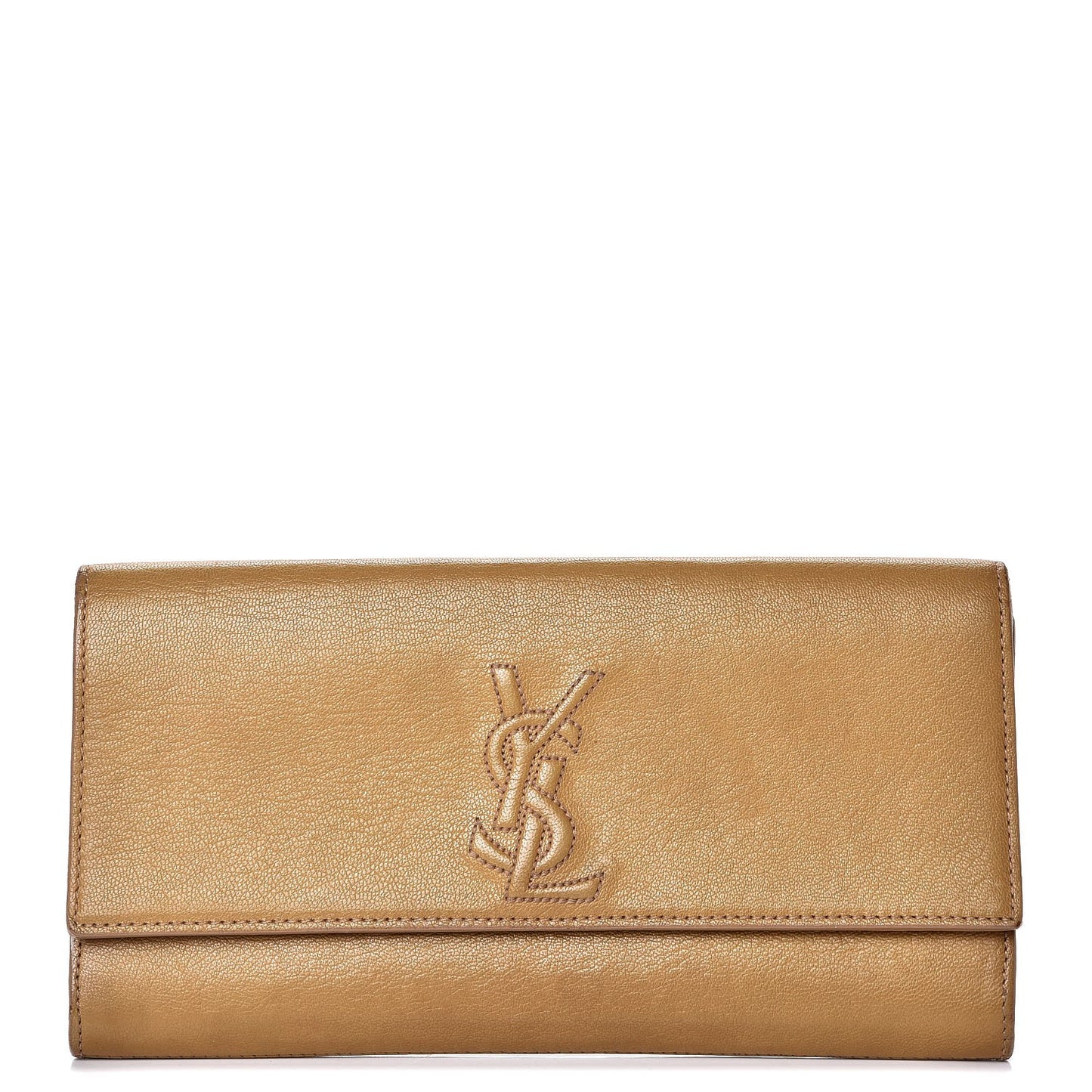 Chevre Small Belle de Jour Clutch Beige